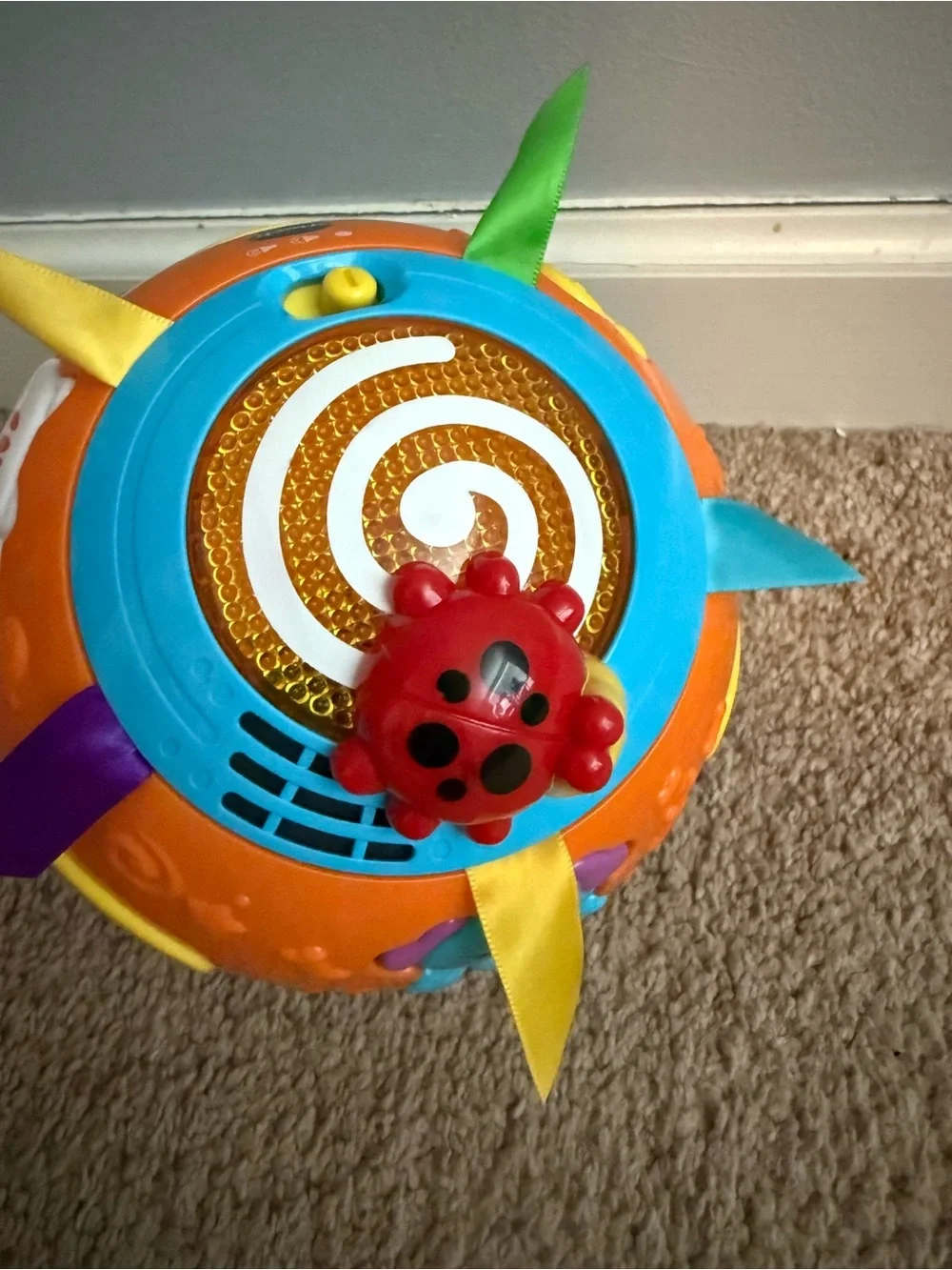 VTech Move & Crawl Ball - Orange Interactive Learning Toy